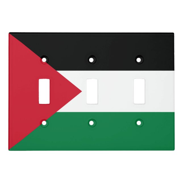 officially the State of Palestine country flag Light Switch Cover (Front)