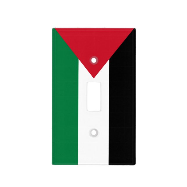 officially the State of Palestine country flag Light Switch Cover (Front)