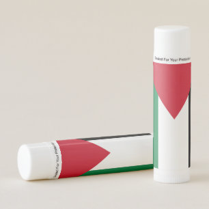 officially the State of Palestine country flag Lip Balm