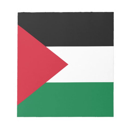 officially the State of Palestine country flag Notepad