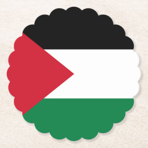 officially the State of Palestine country flag Paper Coaster