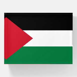 officially the State of Palestine country flag Paperweight