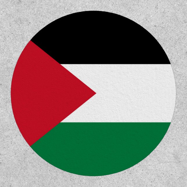 officially the State of Palestine country flag Patch (Front)