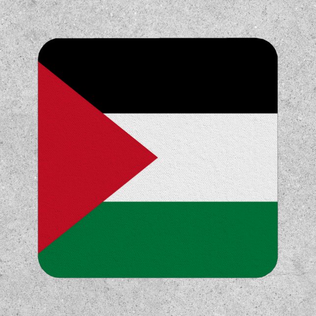 officially the State of Palestine country flag  Patch (Front)