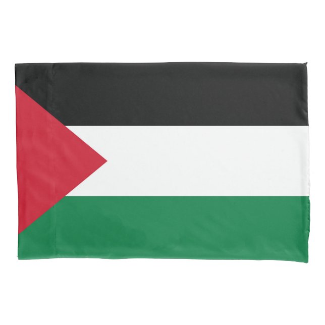 officially the State of Palestine country flag Pillow Case (Front)