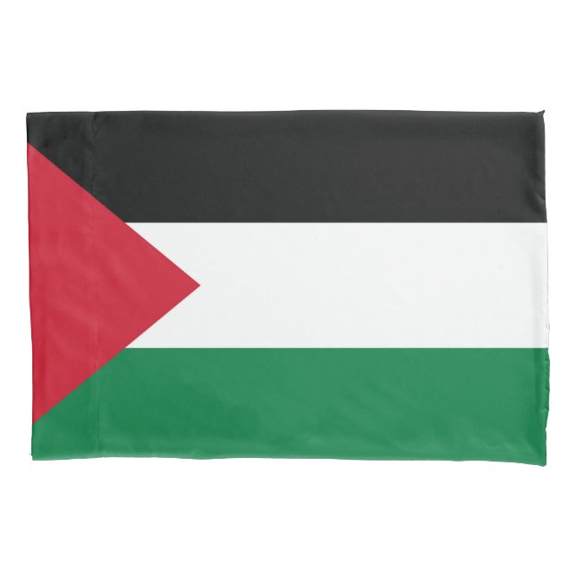 officially the State of Palestine country flag Pillow Case (Front)