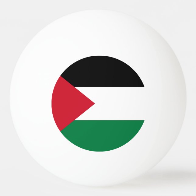 officially the State of Palestine country flag Ping Pong Ball (Front)