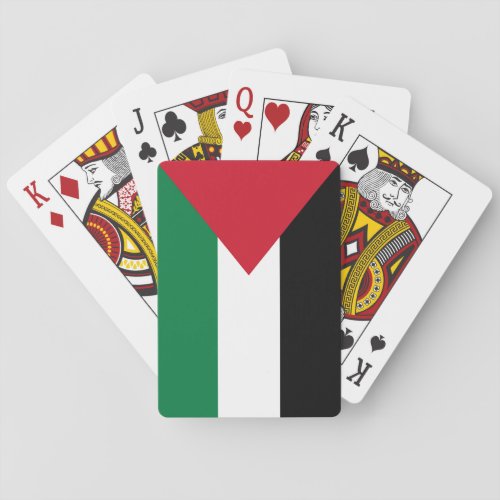 officially the State of Palestine country flag Poker Cards