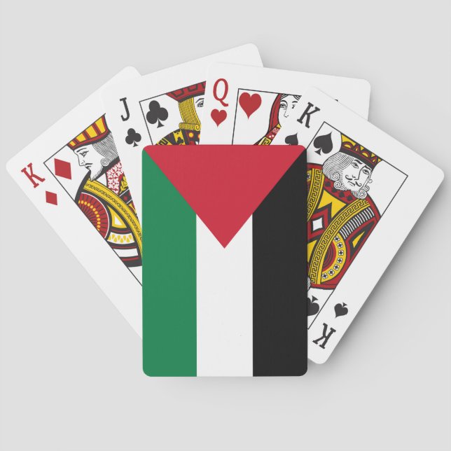 officially the State of Palestine country flag Poker Cards (Back)