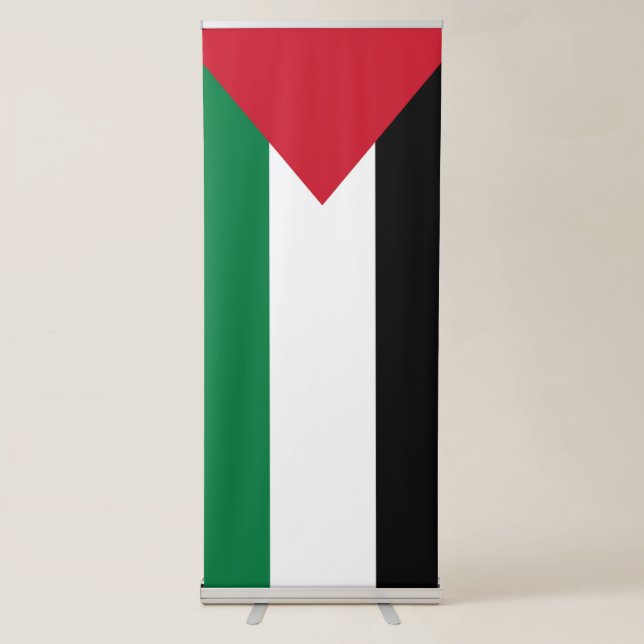 officially the State of Palestine country flag Retractable Banner (Front)
