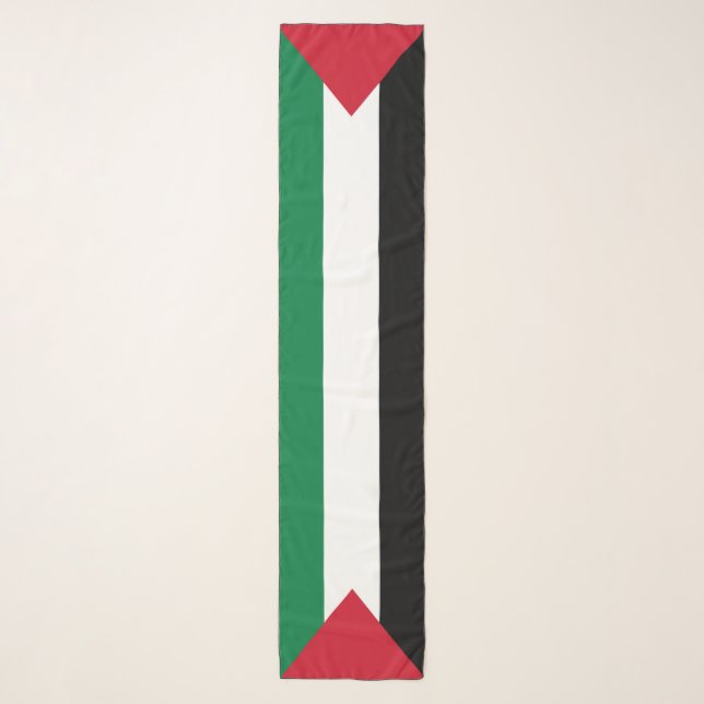 officially the State of Palestine country flag Scarf (Front)