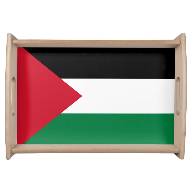 officially the State of Palestine country flag Serving Tray (Front)