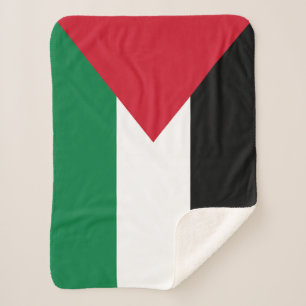 officially the State of Palestine country flag Sherpa Blanket