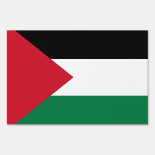 officially the State of Palestine country flag Sign