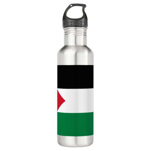 officially the State of Palestine country flag Stainless Steel Water Bottle
