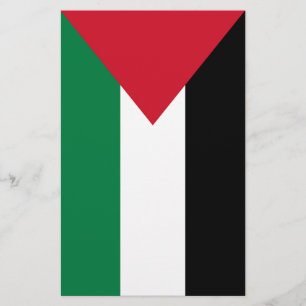 officially the State of Palestine country flag Stationery