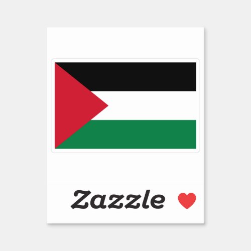 officially the State of Palestine country flag Sticker