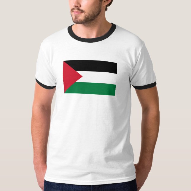 officially the State of Palestine country flag T-Shirt (Front)