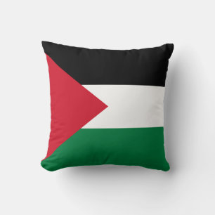 officially the State of Palestine country flag Throw Pillow