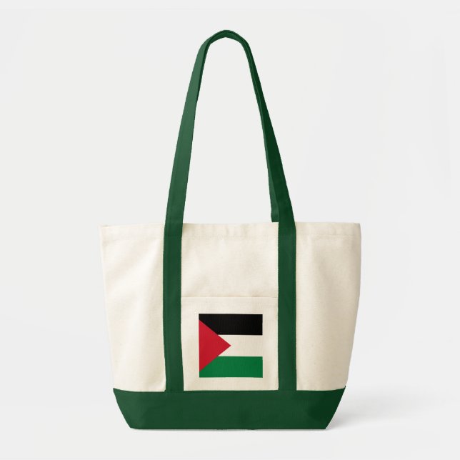 officially the State of Palestine country flag Tote Bag (Front)