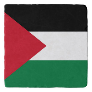 officially the State of Palestine country flag Trivet
