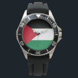officially the State of Palestine country flag  Watch<br><div class="desc">Flag of Palestine, officially the State of Palestine country flag graghic Style shirt - A simple basic flag graghic design. For Palestinians, Palestine lovers Pro-Palestinian, or, everyone who supports freedom and justice and fights injustice.Great gift idea or vacation souvenir keepsake. town, city & state. You will love and look great...</div>