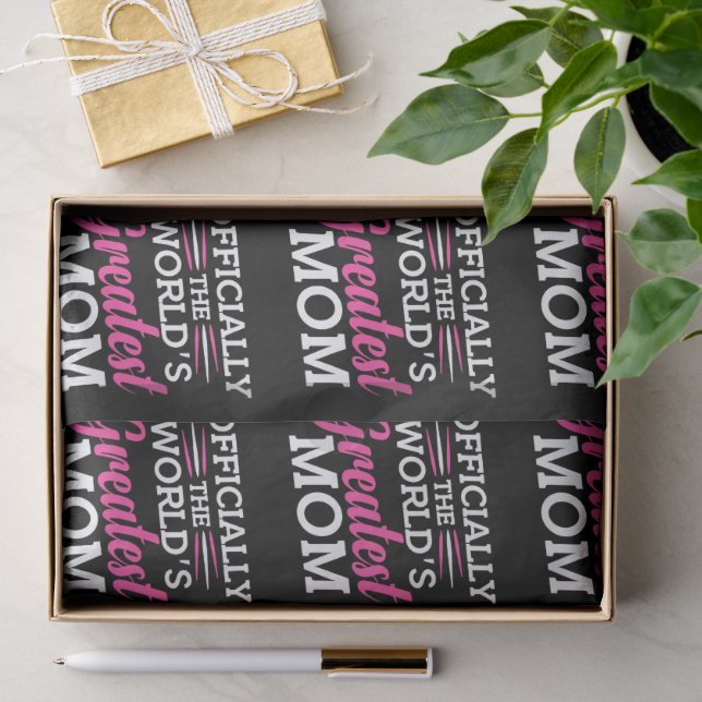 Officially The World's Greatest Mom | Mother's Day Tissue Paper (Gift)