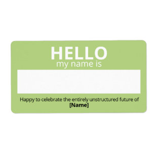 Officially un-managed retirement out of home  label