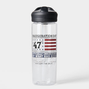 Officially Unburdened By What Has Been Trump 47  Water Bottle
