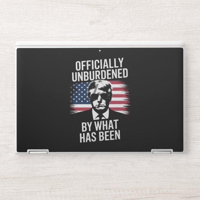 Officially Unburdened By What Has Been Trump  HP Laptop Skin (Front)