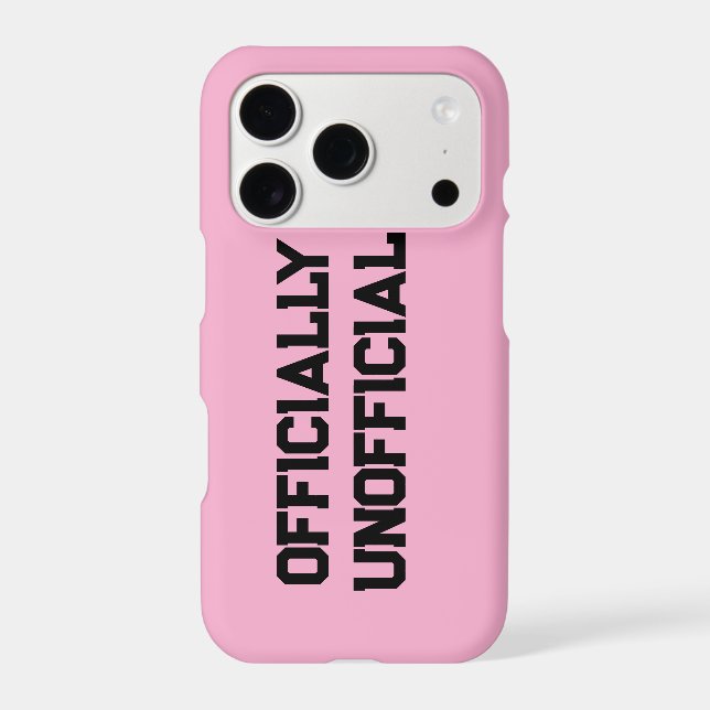 Officially Unofficial Iphone Case (Back)