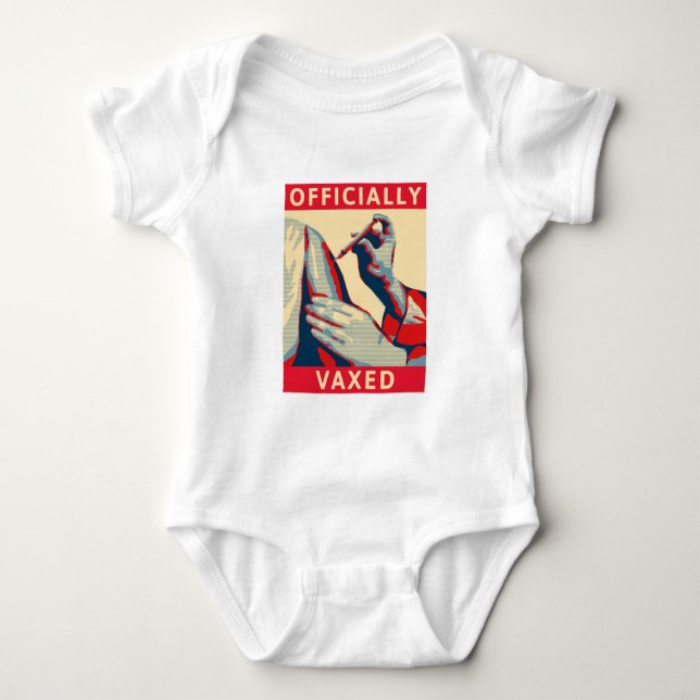 Officially Vaxed Baby Bodysuit (Front)