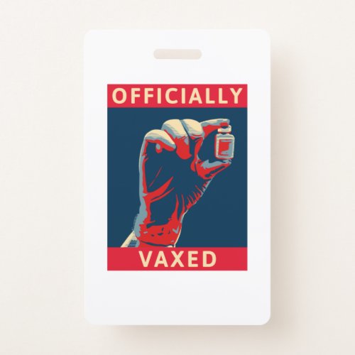 Officially Vaxed Badge