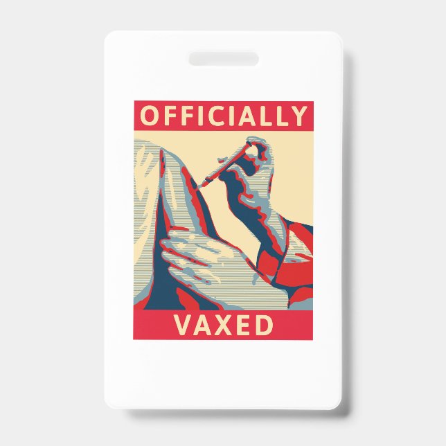 Officially Vaxed Badge (Front)