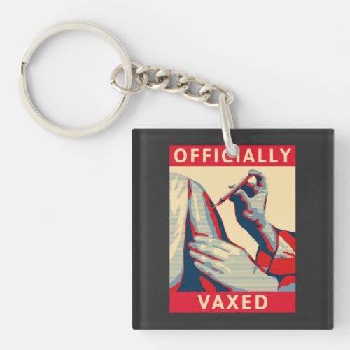 Officially Vaxed Keychain