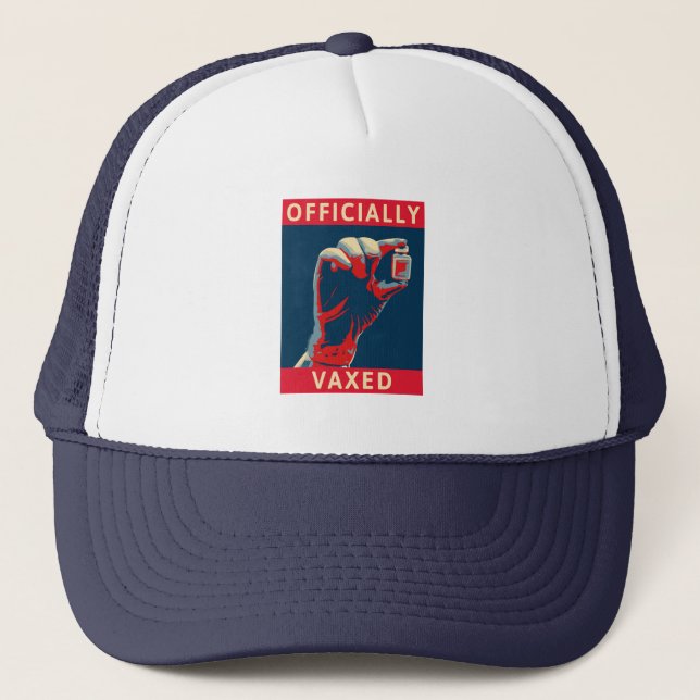 Officially Vaxed Trucker Hat (Front)