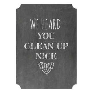 OFFICIANT | Chalkboard Funny Proposal Card