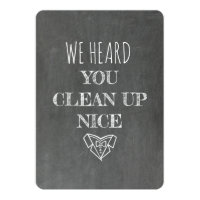 OFFICIANT | Chalkboard Funny Proposal Invitation