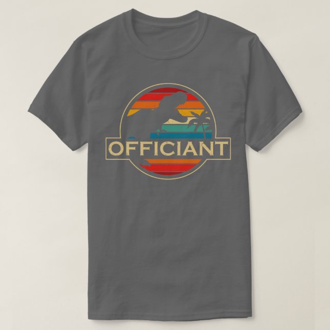 Officiant Dinosaur T-Shirt (Design Front)