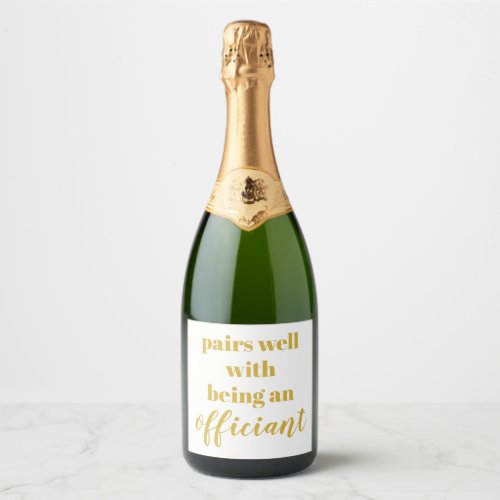 Officiant Proposal Gift Will You Marry Us Wine Cha Sparkling Wine Label