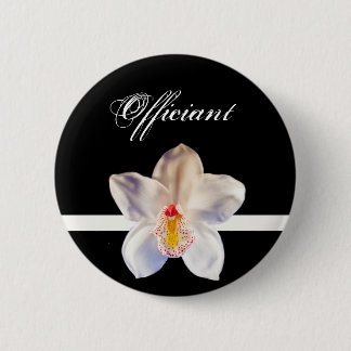 Officiant Wedding ID Badge Button