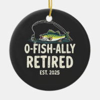 Offishally Retired Est. 2025 Retirement Fisher Dad