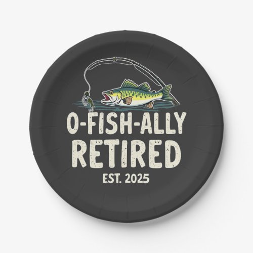Offishally Retired Est. 2025 Retirement Fisher Dad