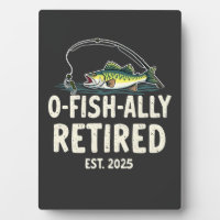 Offishally Retired Est. 2025 Retirement Fisher Dad