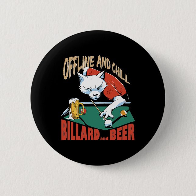 Offline Chill And Beer  Button (Front)