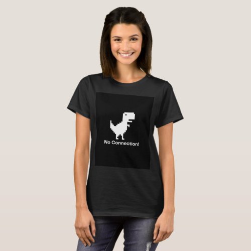 Offline Dino Adventure _ No Connection T_Shirt