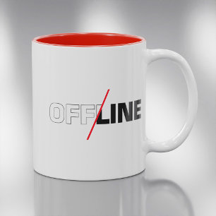 Offline Geek Humor Coffee Mug