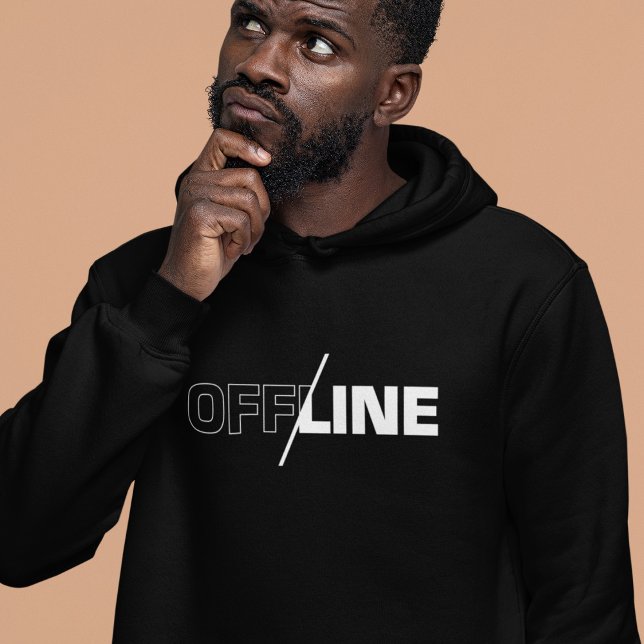 Offline | Geek Humor Hoodie (Creator Uploaded)