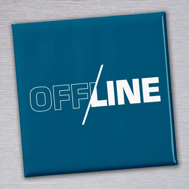 Offline | Geek Humor Magnet (Creator Uploaded)