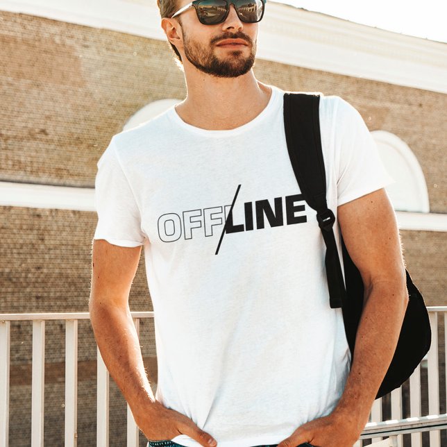 Offline | Geek Humor T-Shirt (Creator Uploaded)